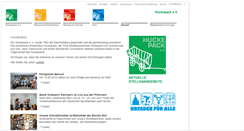 Desktop Screenshot of huckepack-ev.de